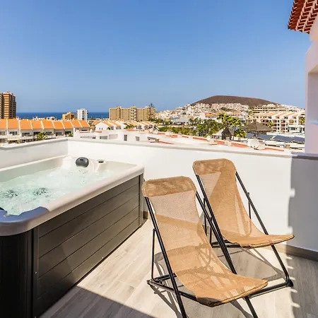 Apartman La Casa De Playa - Atico Con Jacuzzi Y Vista Mar Los Cristianos