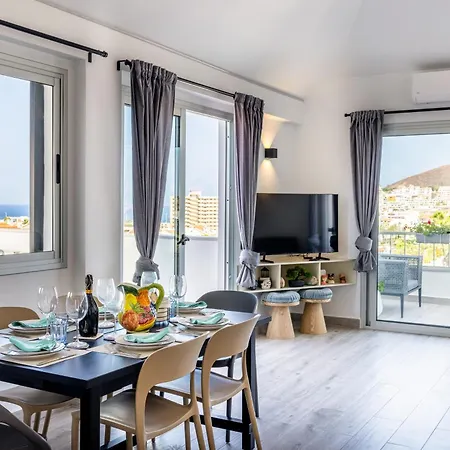 La Casa De Playa - ático Con Jacuzzi Y Vista Mar Appartamento Los Cristianos (Tenerife)